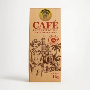 Café du Guatemala. Un arôme puissant, une saveur intense. . Emballage kraft de 250g ou 1 kg